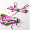 Kanu Surf Girls' Willow V-Neck Bikini Beach Sport 2-Piece Swimsuits, Tropical Dance Pink, 8 view 2