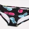 Kanu Surf girls Karlie Flounce Bikini Beach Sport 2 Two Piece Swimsuit, Aloha Black, 14 US view 3