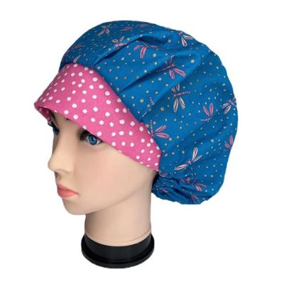 Bouffant Scrub Cap When Dragons Fly Scrub Hat OR Hats Womens Scrub Caps