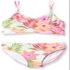 Kanu Surf Girls' Coral Reef Beach Sport Bikini, Coral Reef Pink, 8 view 1