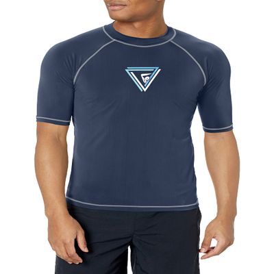 Kanu Surf Men's Fiji UPF 50+ Rashguard, Seaweeds Navy, XX-Large