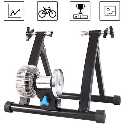 TYXTYX Fluid Bike Trainer Stand - Bicycle Turbo Trainer - Resistance Indoor Bicycle Exercise Stand Mountain & Road Bike Portable Foldable Cycling Training Stand
