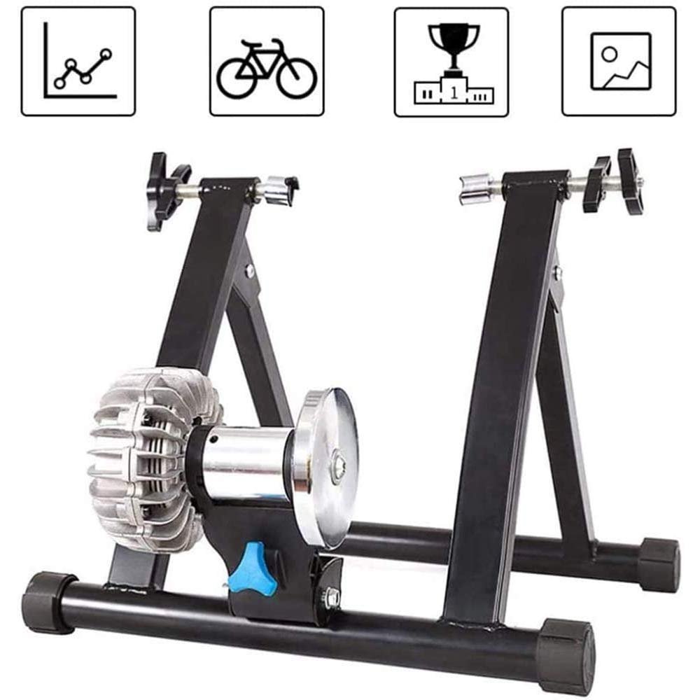 TYXTYX Fluid Bike Trainer Stand - Bicycle Turbo Trainer - Resistance Indoor Bicycle Exercise Stand Mountain & Road Bike Portable Foldable Cycling Training Stand