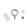 4 Pack 316 SS Track Mount Tie Down Eyelet, Hold Bungee Cord or Ropes Up to 0.6" view 3