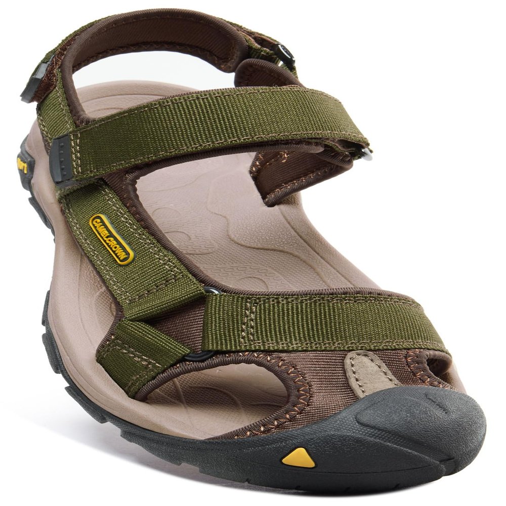 CAMEL CROWN Men's Waterproof Hiking Sandals Closed Toe Water Sandals Athletic Sport Sandals for Summer Outdoor Beach Wading Boat