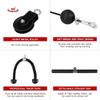 Forearm Trainer Strength Training Rope Rope Pulley System LAT Pull Down Machine Cable Pulley System Arm Strength Training Arm Muscle Training Wrist Exerciser Weight for Muscle Strength Training view 3