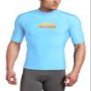 Kanu Surf mens Mercury Upf 50+ Short Sleeve Sun Protective Rashguard Swim Rash Guard Shirt, Bermuda Alaska Blue, X-Large US view 1