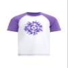 Kanu Surf Girls' Karlie UPF 50+ Sun Protective Rashguard Swim Shirt, Groovy White/Purple, 10 view 1