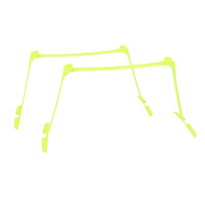 2 Pcs Speed Training Hurdles, 2pcs Training Hurdles Football Soccer Speed Training Aids Adjustable Hurdles Yellow Training Equipment