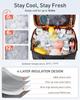 TOURIT Soft Sided Cooler Bag Insulated 48/60 Cans, Large Collapsible & Leakproof Ice Chest for Picnic, Beach, Camping, Travel view 2