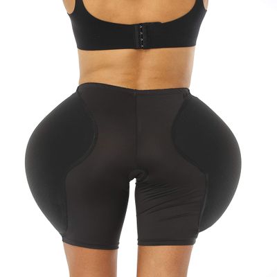 2PS Sponge padded Women Butt Hip Up Padded Enhancer 852 (3XL, Black Seamless)