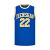 McCall #22 Wright #32 Love and Basketball Moive Crenshaw Basketball Jersey (#22 Blue, Small) view 1