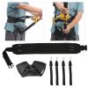 Alomejor Fishing Belt,Adjustable Comfortable,Durable Rod Support Belt,Waist Holder for Anglers Hikers Campers Fishing Hiking Camping view 2