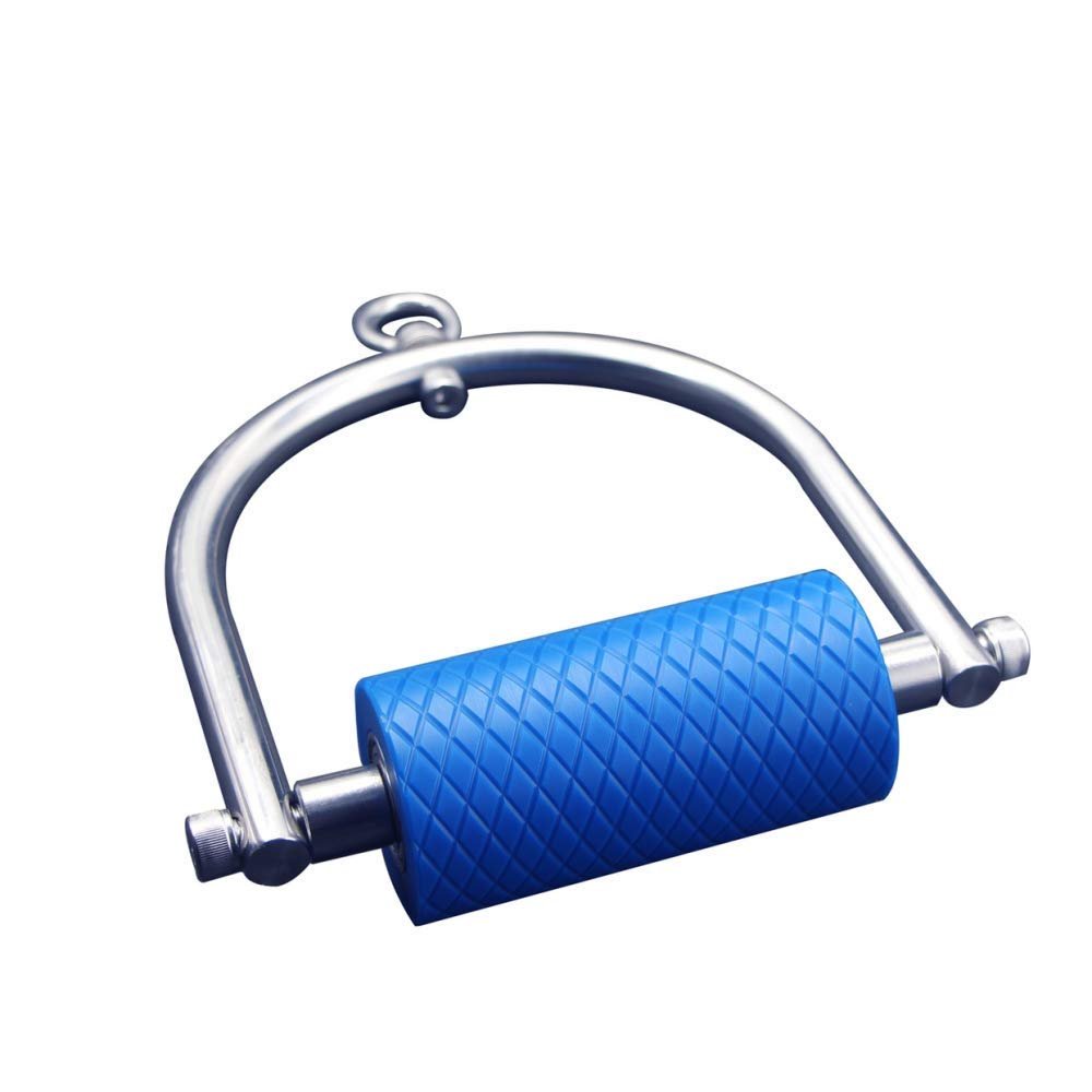 qiuqiu Arm Wrestling Exercise Handle, Stainless Steel Bearings Wrist Exerciser, Silent and Smooth Comfortable Grip, Professional Arm Down Force Training-6CM