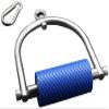 qiuqiu Arm Wrestling Exercise Handle, Stainless Steel Bearings Wrist Exerciser, Silent and Smooth Comfortable Grip, Professional Arm Down Force Training-6CM view 2
