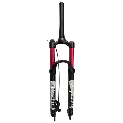 LvTu Mountain Bike Front Air Fork Suspension 26 27.5 29 Inch Travel 140mm Shock Absorber QR 9mm Accessories (Color : Tapered Remote Lock Out, Size : 27.5 inch)