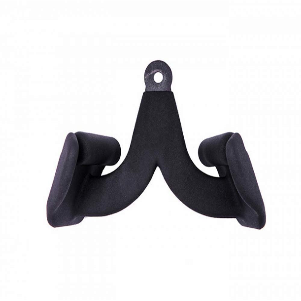 qiuqiu Upgrade Pulley Cable Machine Bar, Durable Fitness Training Grips, LAT Machine Pull Down Pull Handle, Wear Resistant Triceps Biceps Training Aids
