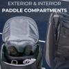 Athletico 35L Pickleball Backpack - Fits Up to 2 Paddles, Includes Ball Holder (Red) view 3