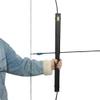 AMEYXGS Archery Longbow kit 55lbs Portable Hunting Bow Metal Riser Straight Bow for Shooting Practice Competition Left Right Hand (Bow+Accessories, 55lbs) view 4