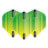 RED DRAGON Hardcore Ionic Green and Yellow Dart Flights - 3 Sets Per Pack (9 Dart Flights in Total) view 2
