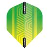 RED DRAGON Hardcore Ionic Green and Yellow Dart Flights - 3 Sets Per Pack (9 Dart Flights in Total) view 4