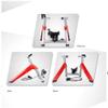 TYXTYX Bicycle Turbo Trainer - Magnetic Bicycle Trainer - 6 Speed Level Bicycle Turbo Trainer - Indoor Stationary Exercise Stand Magnetic Resistance for Indoor Training,Red view 4