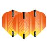 RED DRAGON Hardcore Ionic Orange Dart Flights - 3 Sets Per Pack (9 Dart Flights in Total) view 3