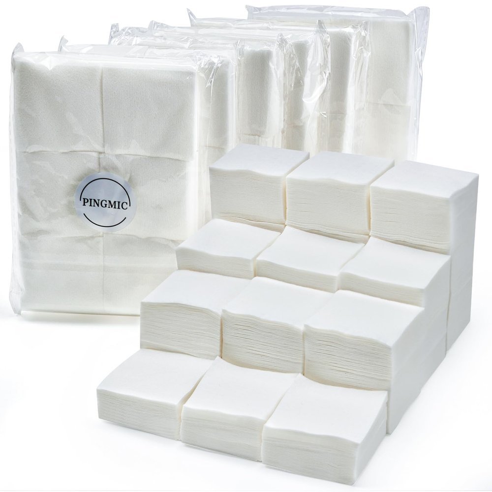 1800 PCS Gun Cleaning Patches - Highly Absorbent, Lint Free Gun Patches, 2"x2" Cleaning Cloths Fit for Most Caliber .30 Cal/ 9mm