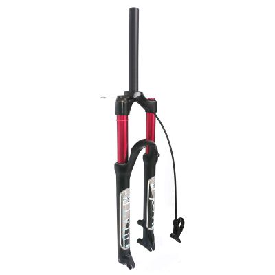 LvTu Mountain Bike Front Air Fork Suspension 26 27.5 29 Inch Travel 140mm Shock Absorber QR 9mm Accessories (Color : Straight Remote Lock Out, Size : 26 inch)