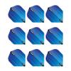 RED DRAGON Hardcore Ionic Blue Dart Flights - 3 Sets Per Pack (9 Dart Flights in Total) view 1