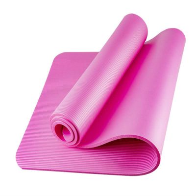 N/A Yoga Mat Beginners Lengthen Anti-Slip Men and Women Thicken and Widen Home Dance Fitness Mat Yoga Mat Set PinkYogaMats(185x90CM)