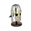 Nautical-Mart Mini Helmet Medieval Roman Greek Armor Helmet W/Wooden Stand (Mini Sutton Hoo Helmet) view 1