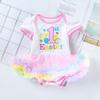 AGQT Infant Baby Girls Easter Outfit Set Bunny Skirt Set Onesie Bodysuit Romper Pink Size 6-12 Months(73) view 2