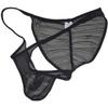 JAXFSTK Men Slinky Brazilain Bikini Briefs Underwear Ruched Back Sheer Cheeky Briefs 3-Pack Black White Blue XL view 2