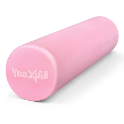 Yes4All EVA Firm Foam Roller for Back - Round Roller for Exercise, Yoga & Pilates 12/18/24/36 inch