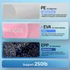Yes4All EVA Firm Foam Roller for Back - Round Roller for Exercise, Yoga & Pilates 12/18/24/36 inch view 2