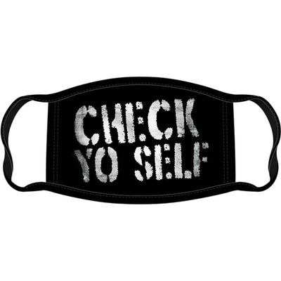 Ice Cube Men's Check Yo Self Face Mask Black