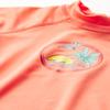 Kanu Surf Girls' Karlie UPF 50+ Sun Protective Rashguard Swim Shirt, Cool Breeze Lt Coral, 12 view 2