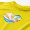 Kanu Surf Girls' Karlie UPF 50+ Sun Protective Rashguard Swim Shirt, Sunrise Yellow, 10 view 2