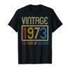 1973 Vintage Legends Born in 1973 Birthday Gifts Men Women T-Shirt view 1
