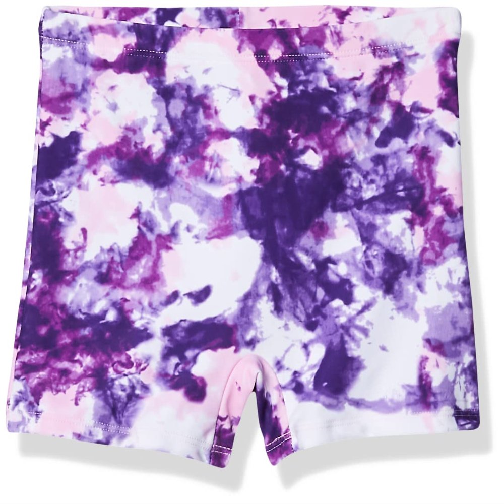 Kanu Surf Girls' Swimming Bottom UPF 50+"Boy Short, Seafoam Purple, 12