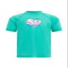 Kanu Surf Girls' Karlie UPF 50+ Sun Protective Rashguard Swim Shirt, Sunrise Atlantis, 2T view 1