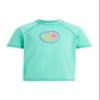 Kanu Surf Girls' Karlie UPF 50+ Sun Protective Rashguard Swim Shirt, Cool Breeze Ice Green, 8 view 1