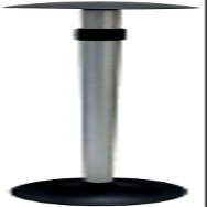 Pactrade Marine Boat Pontoon Cover Support Pole Adjustable Telescopic Height Mushroom Top Aluminum/Injected PP Tall Short Round Base Snap-on Fastener Tip & Rubber Cap (Length: 35" - 64")