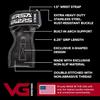Versa Gripps Xtreme, Made in USA, Wrist Straps for Weightlifting Alternative, Best Training Accessory, R/L, Blush view 2