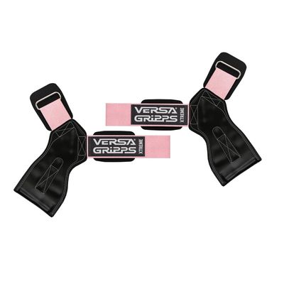Versa Gripps Xtreme, Made in USA, Wrist Straps for Weightlifting Alternative, Best Training Accessory, XS, Blush