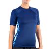 Kanu Surf Women's Breeze UPF 50+ Short Sleeved Active Rashguard & Workout Top, Eden Navy/Blue, X-Large view 1