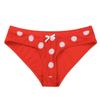 DINGGUANGHE-CUP Men's Thongs, Briefs Women's Elastic Lingerie Panties Underwear Polka Dots Briefs Underpants (Color : Red, Size : Small) view 1