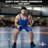 Exxact Sports Plain Men's Wrestling Singlet, High Performance Powerlifting Singlet Wrestling Singlets for Men - (Royal, AXL) view 4