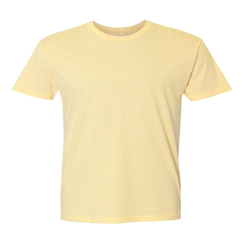 Next Level Cotton Short Sleeve Crew, 3XL, Banana Cream
